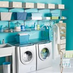 Even your laundry room can be a place that'll make you feel happy if it's pretty and organized.