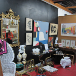 Bri & Kathy's booth at The Antique Market
